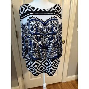 Alfani 1X Banded Waist Top